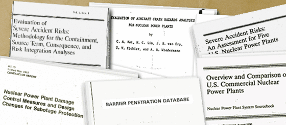 The cover pages of six reports obtained by NBC News from public sources.